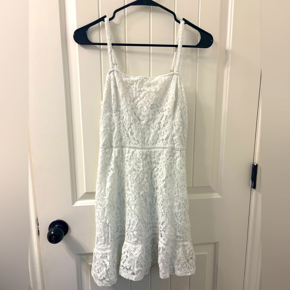 Hollister White Lace Dress